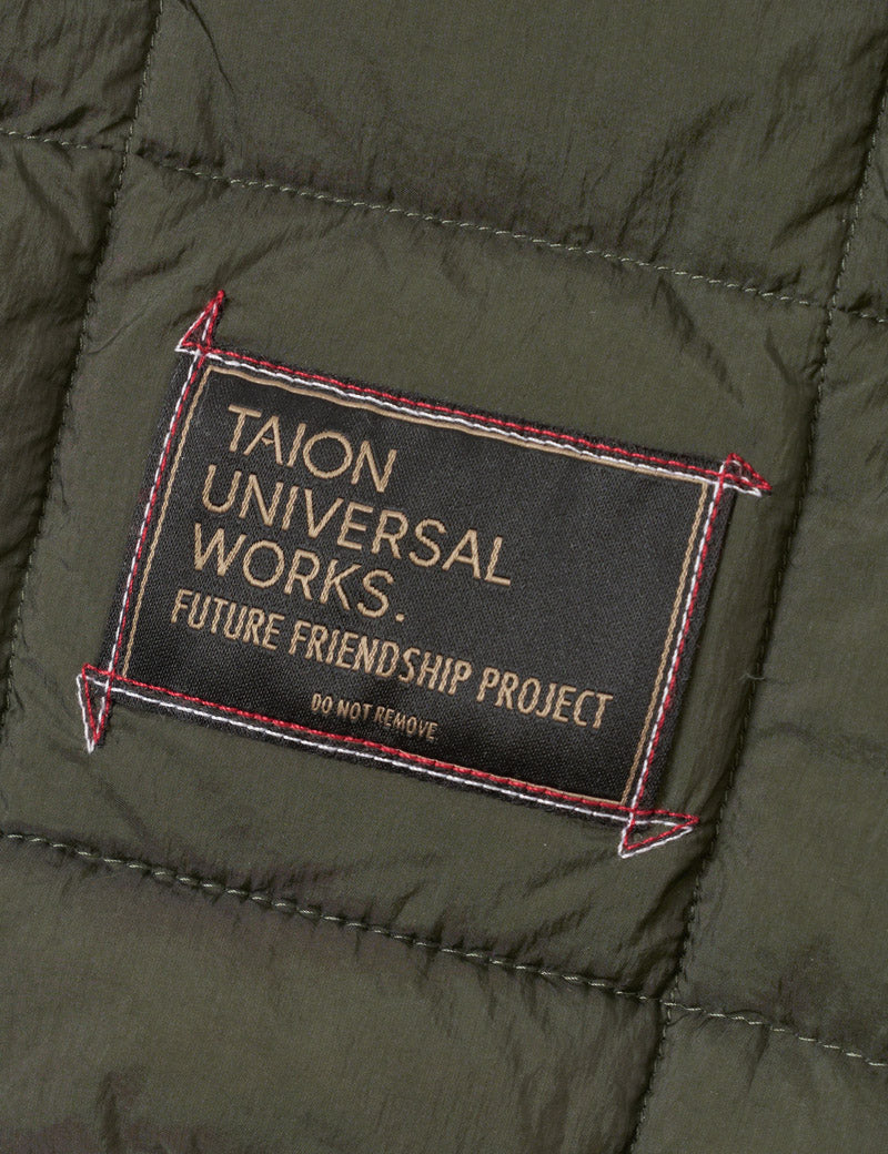 Universal Works Down Rams Jacket Nylon Soft Shell Olive