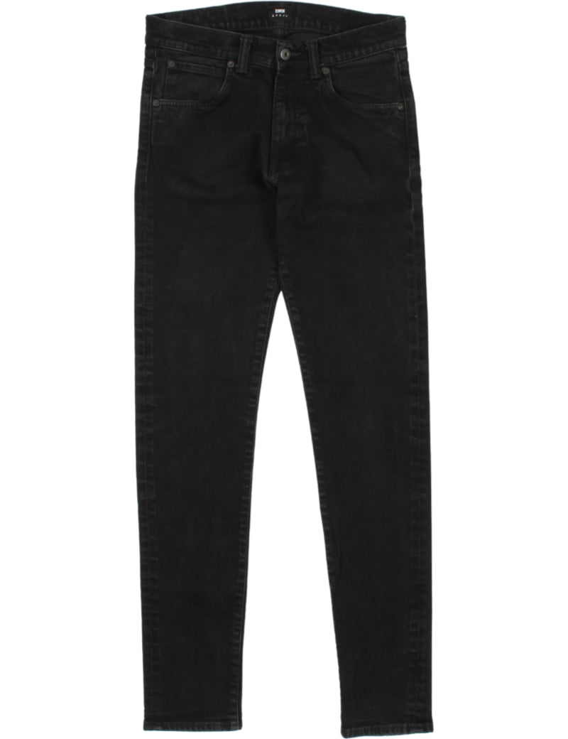 Uniform Reworks Edwin Black Slim Tapered Jeans 30x32