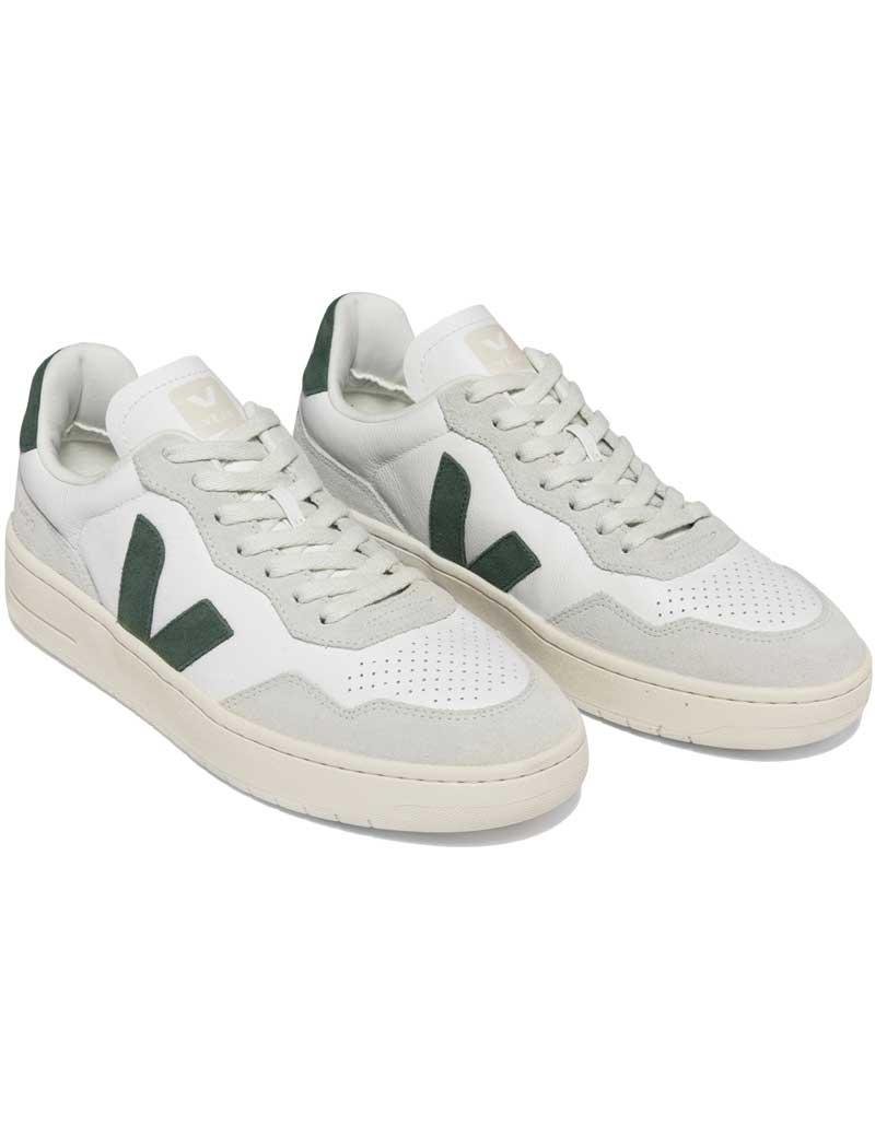 Veja V-90 O.T Leather Trainers Extra White Cyprus Mens