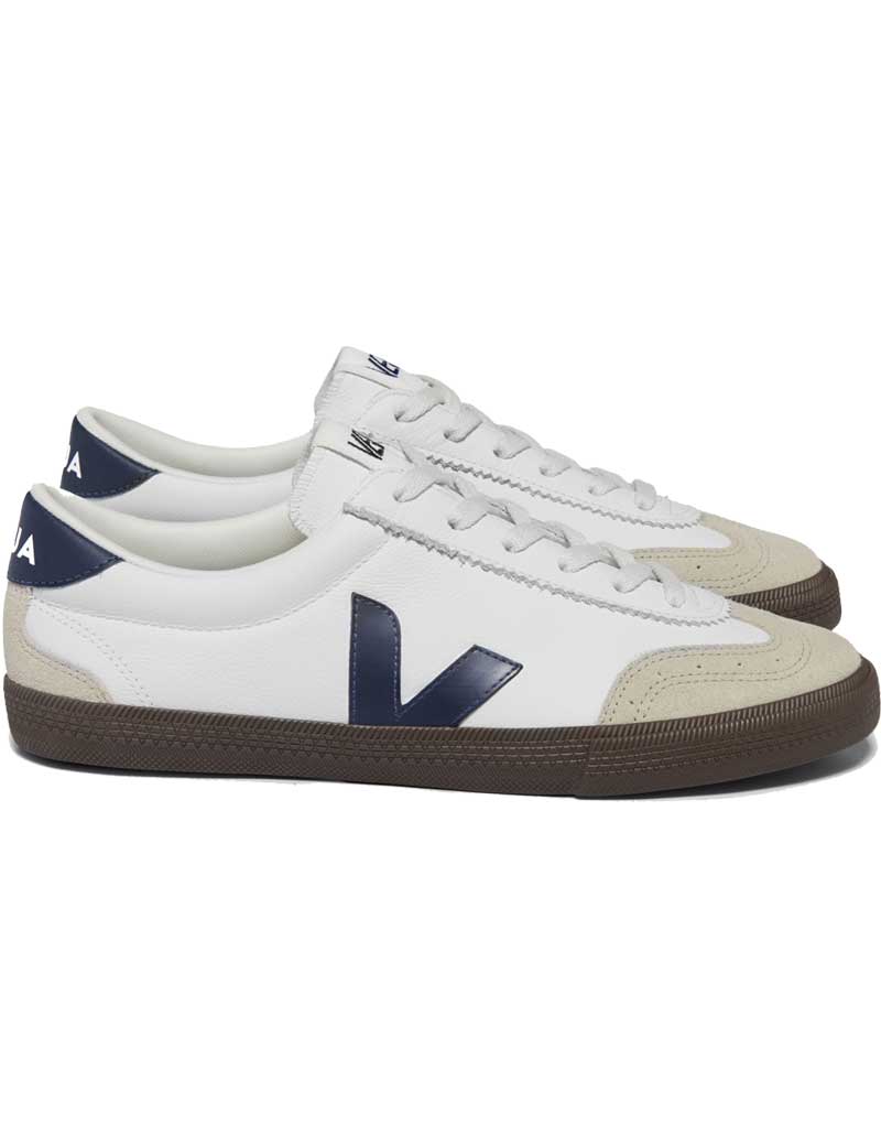 Veja Volley O.T Leather Trainers White Nautico Bark Men's