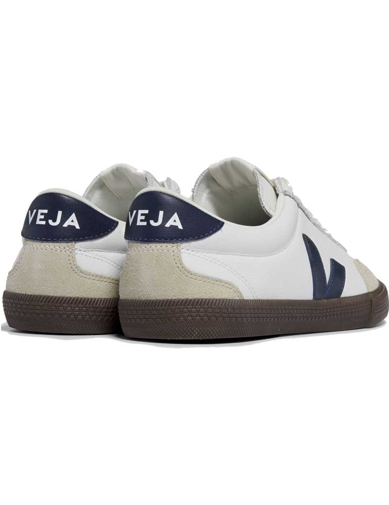 Veja Volley O.T Leather Trainers White Nautico Bark Men's