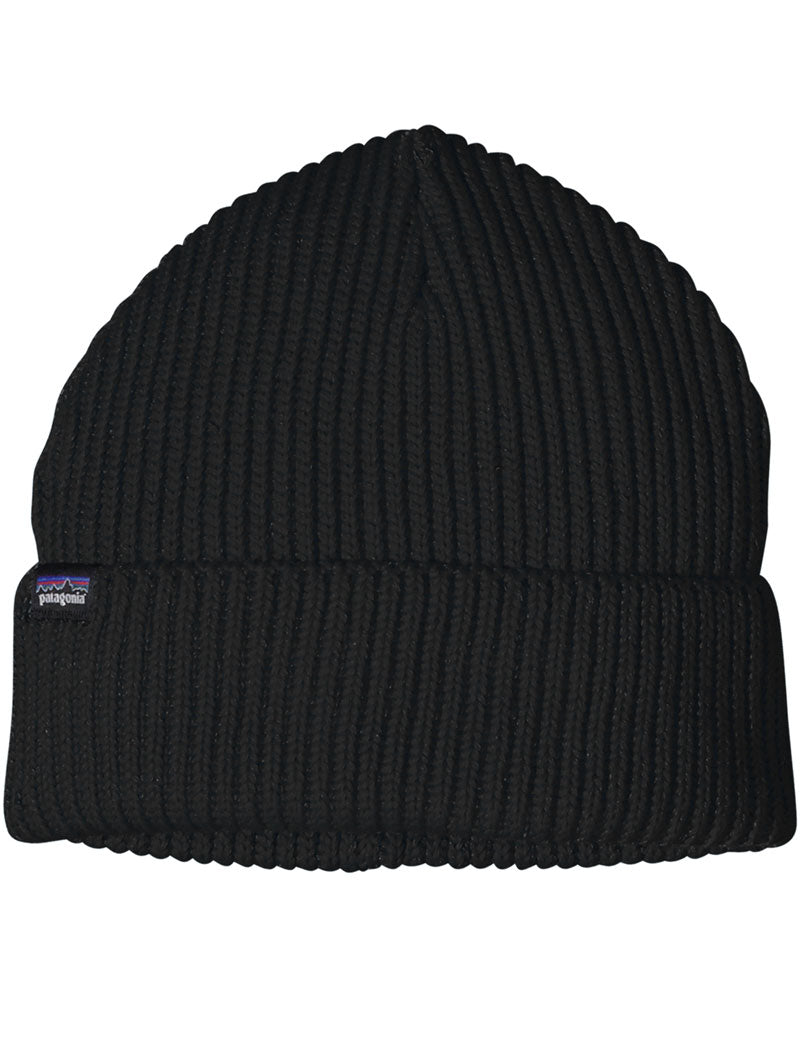 Patagonia Fisherman Rolled Beanie Black