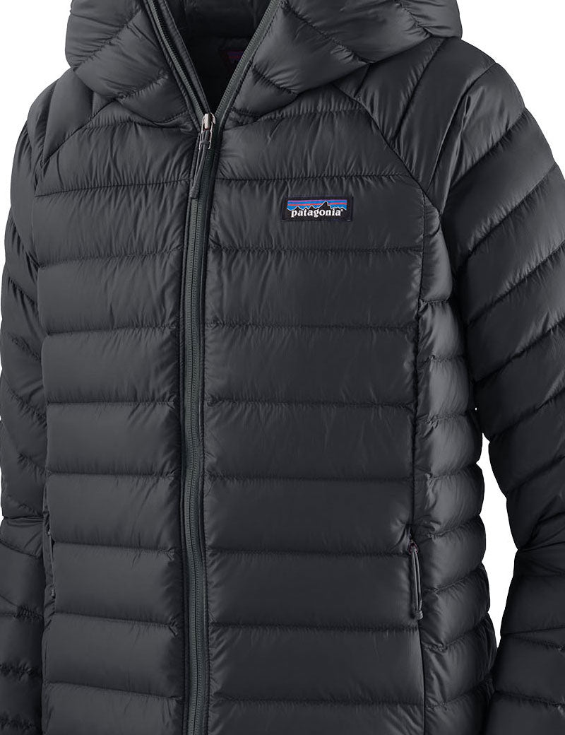 Patagonia down sweater hoody black on sale