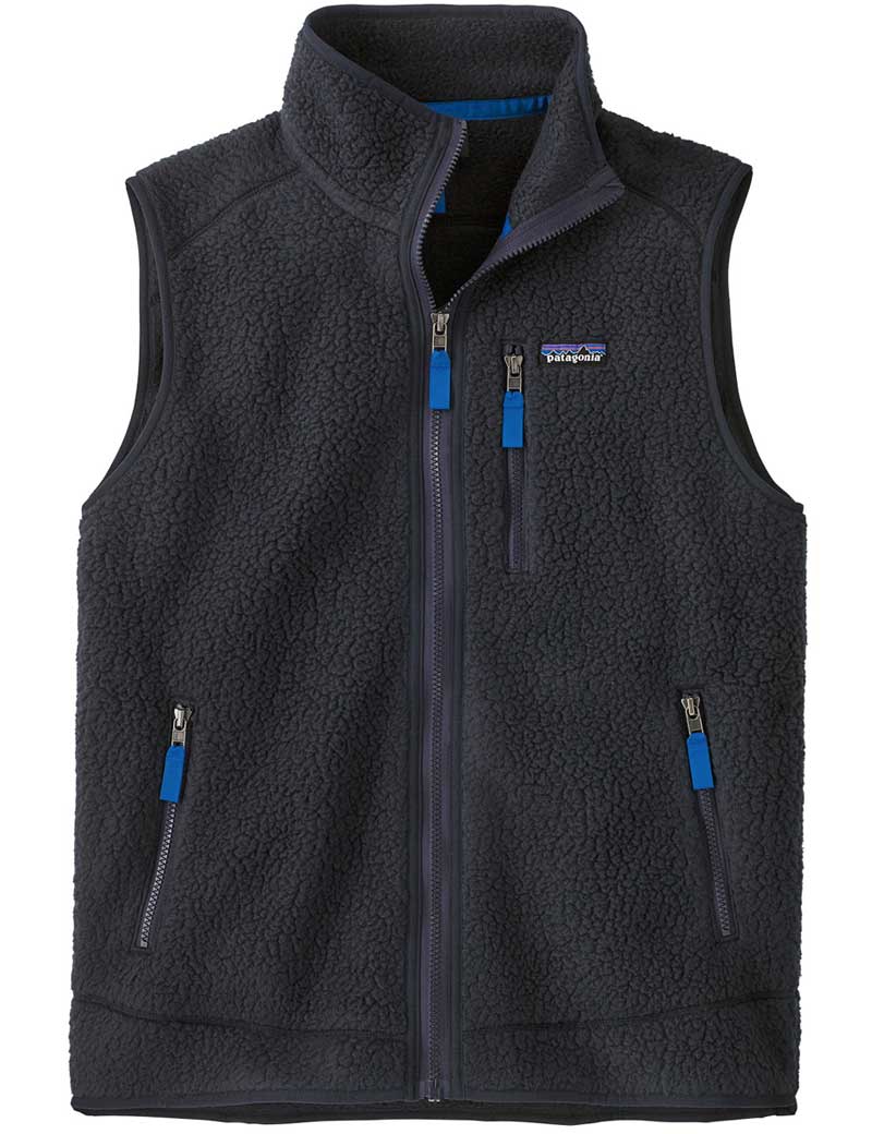 Patagonia M's Retro Pile Fleece Vest Pitch Blue Endless Blue