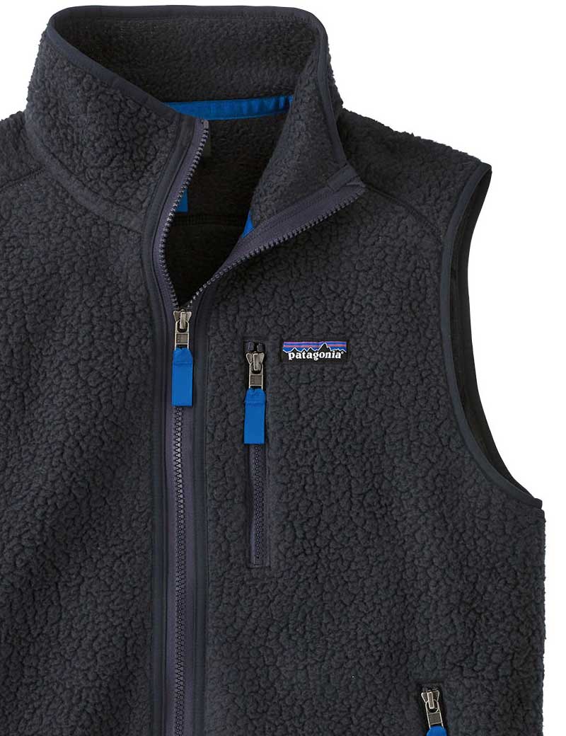 Patagonia M's Retro Pile Fleece Vest Pitch Blue Endless Blue