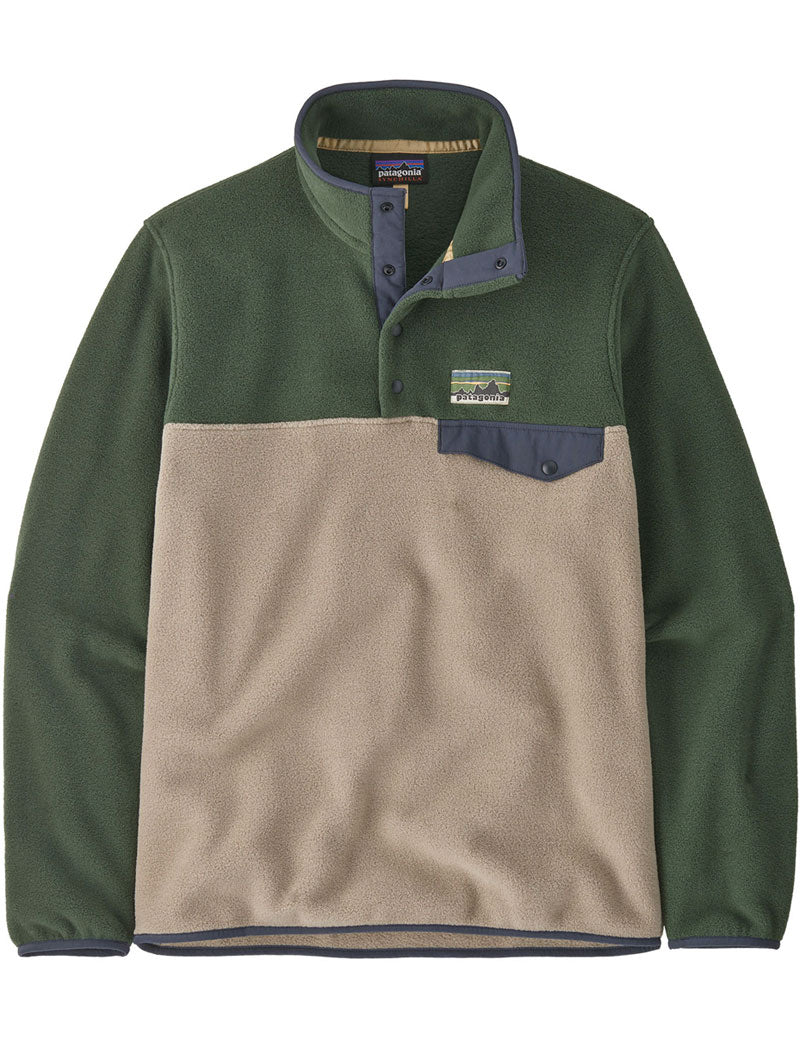 Patagonia M's Lightweight Synchilla Snap-T Fleece Pullover Synched Seabird Grey