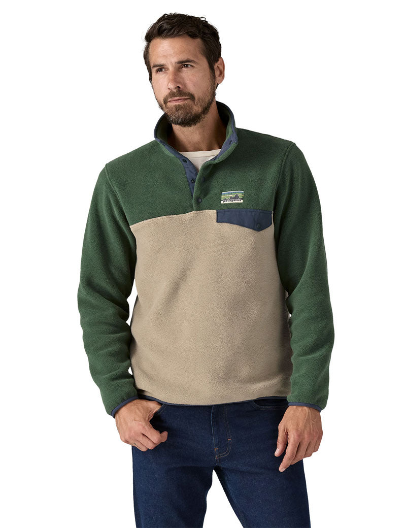 Patagonia M's Lightweight Synchilla Snap-T Fleece Pullover Synched Seabird Grey