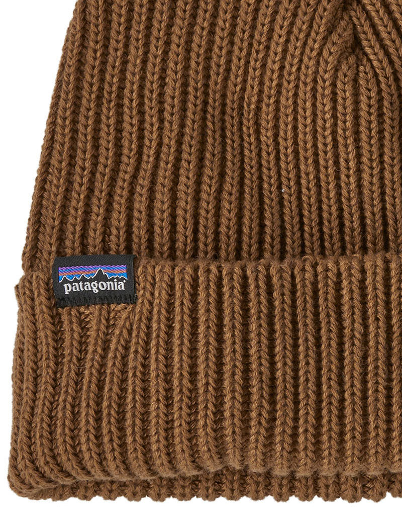 Patagonia Fisherman Rolled Beanie Raptor Brown