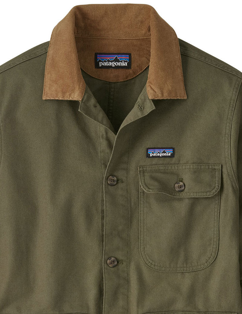 Patagonia Men's Point Reyes Canvas Jacket Basin Green