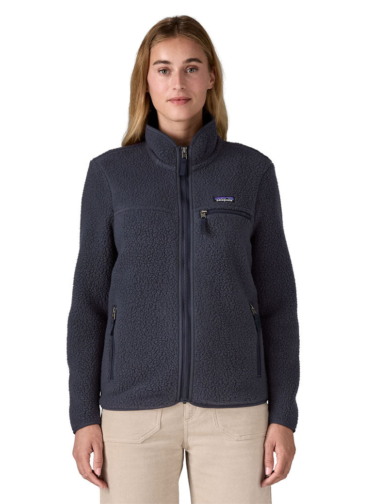 Patagonia Women's Retro Pile Fleece Jacket Sunken Blue