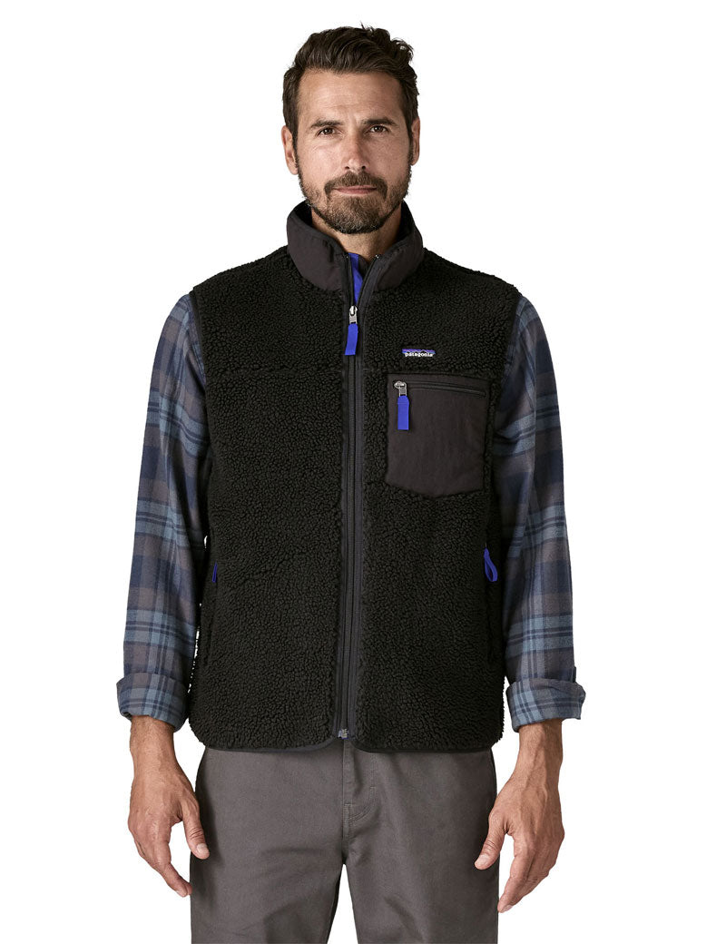 Patagonia Men's Classic Retro-X Fleece Vest Black