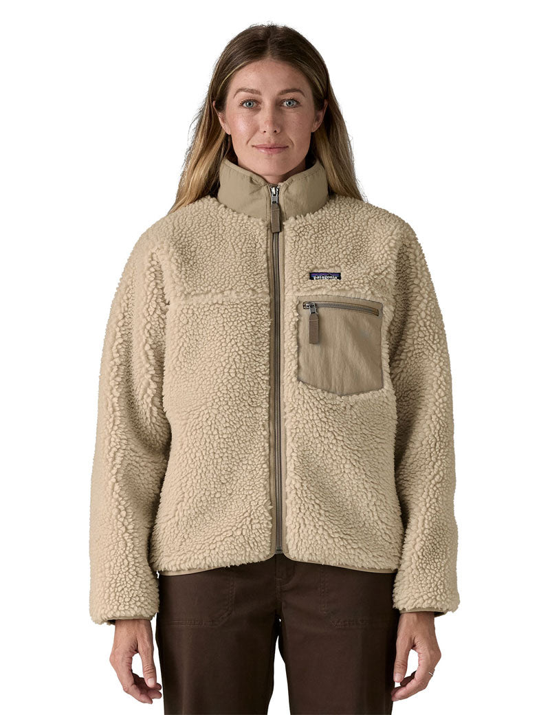 Patagonia Womens's Classic Retro X Fleece Jacket Natural