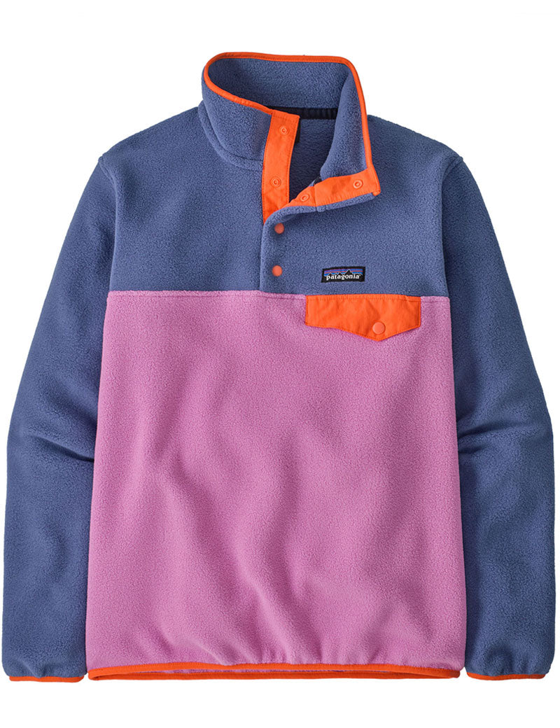 Patagonia Women's Lightweight Synchilla Snap-T Fleece Pullover Brisk Purple