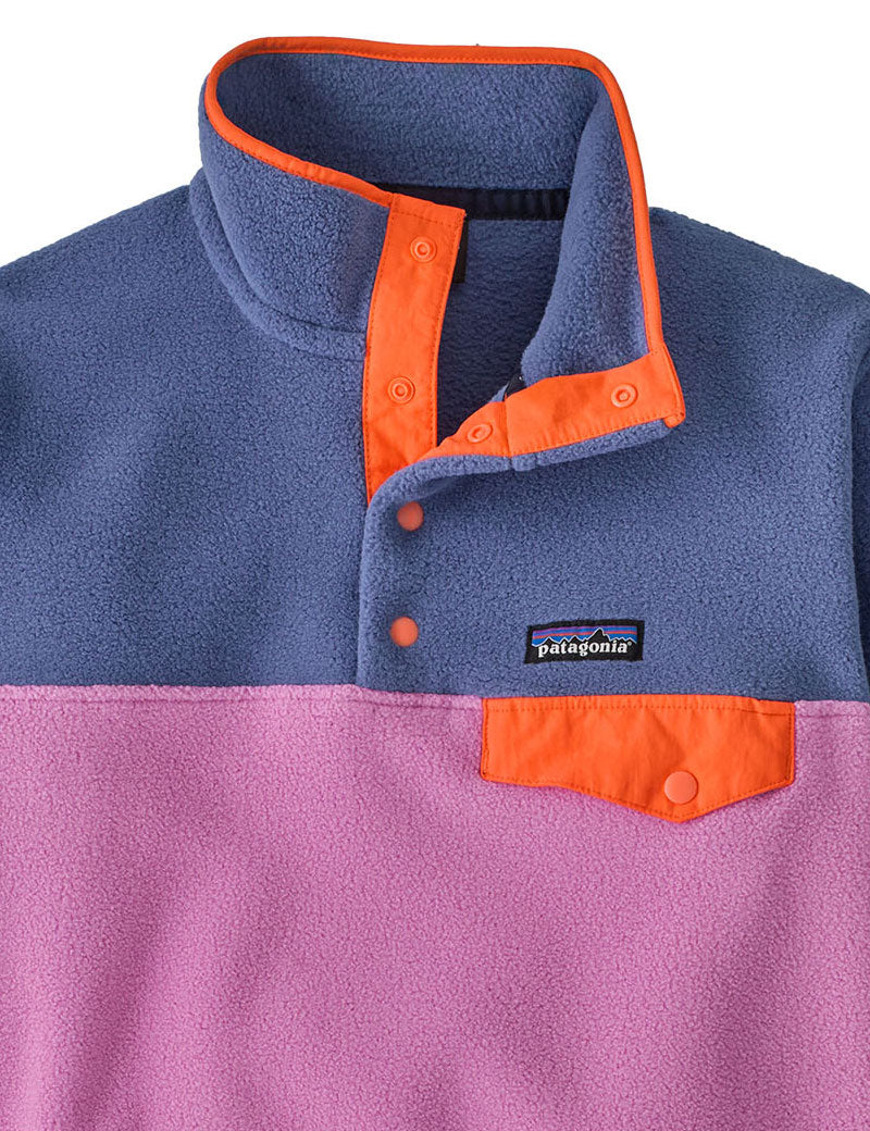 Patagonia Women's Lightweight Synchilla Snap-T Fleece Pullover Brisk Purple