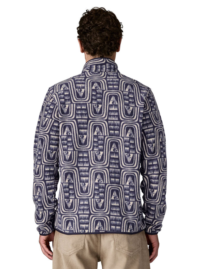 Patagonia Men's Lightweight Synchilla Snap-T Pullover Sunken Blue