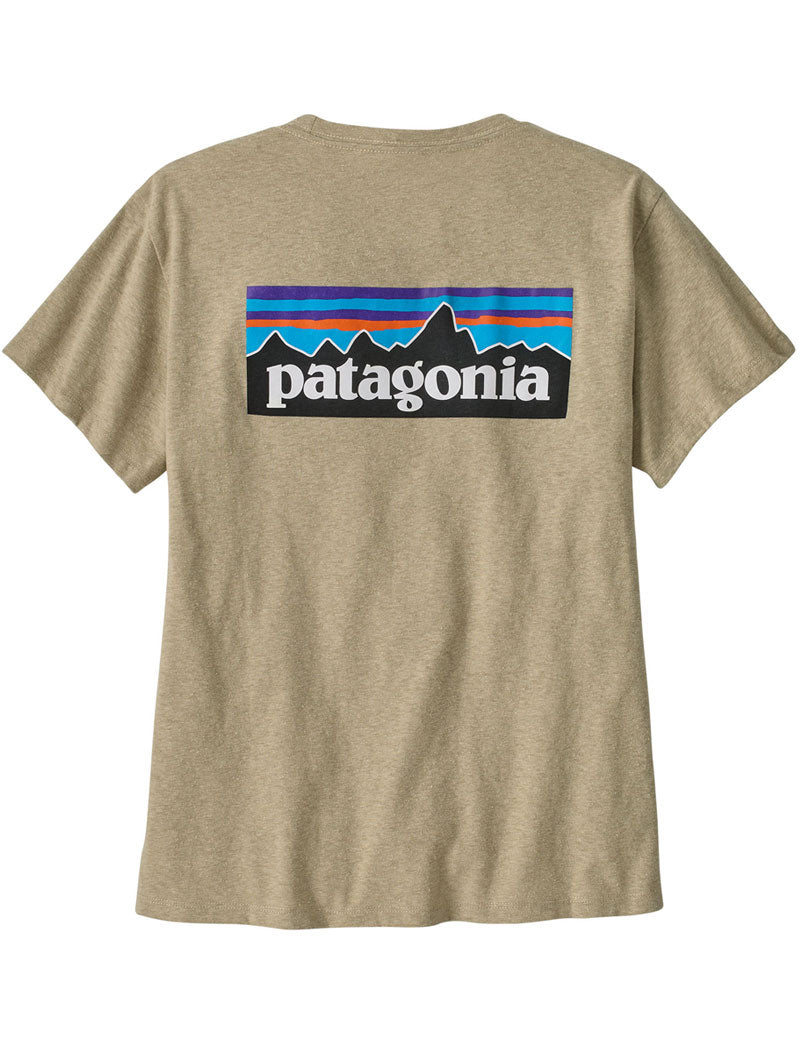 Patagonia Women's P-6 Logo Responsibili-Tee T-Shirt Pumice