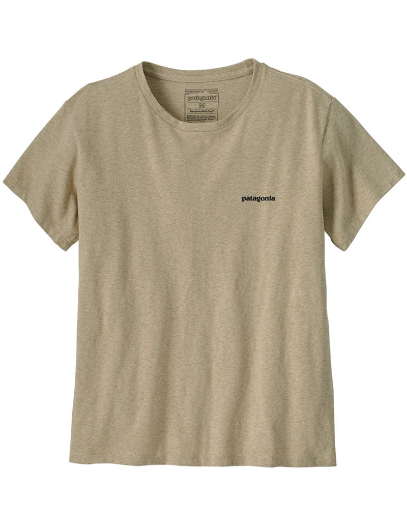 Patagonia Women's P-6 Logo Responsibili-Tee T-Shirt Pumice