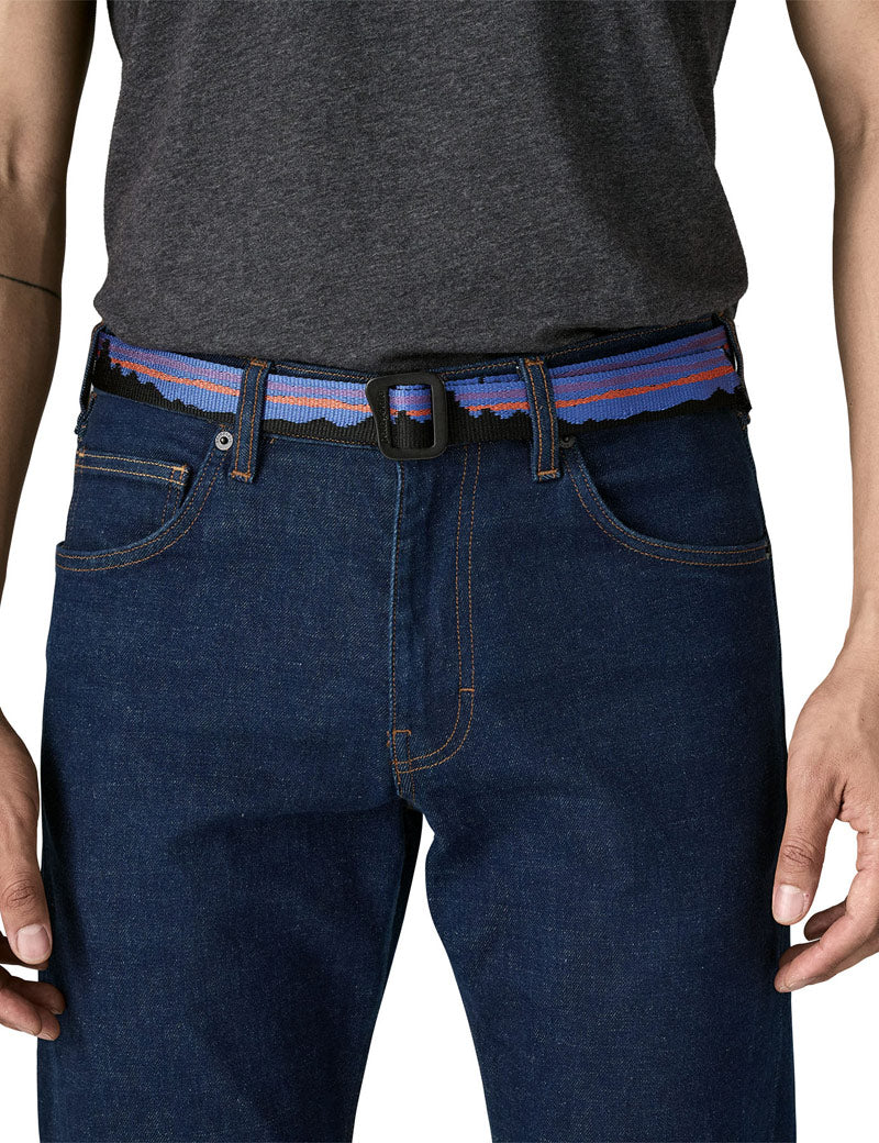 Patagonia Friction Belt Fitz Roy Black On Model