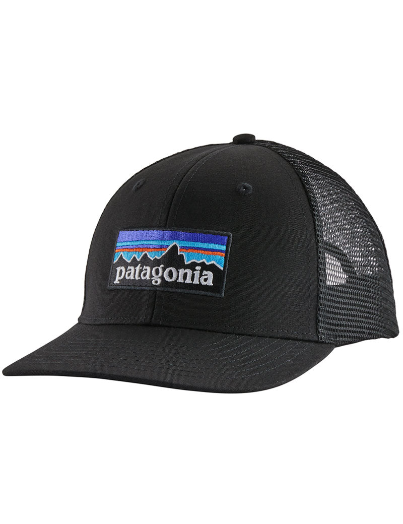 Patagonia P-6 Logo Trucker Hat Black