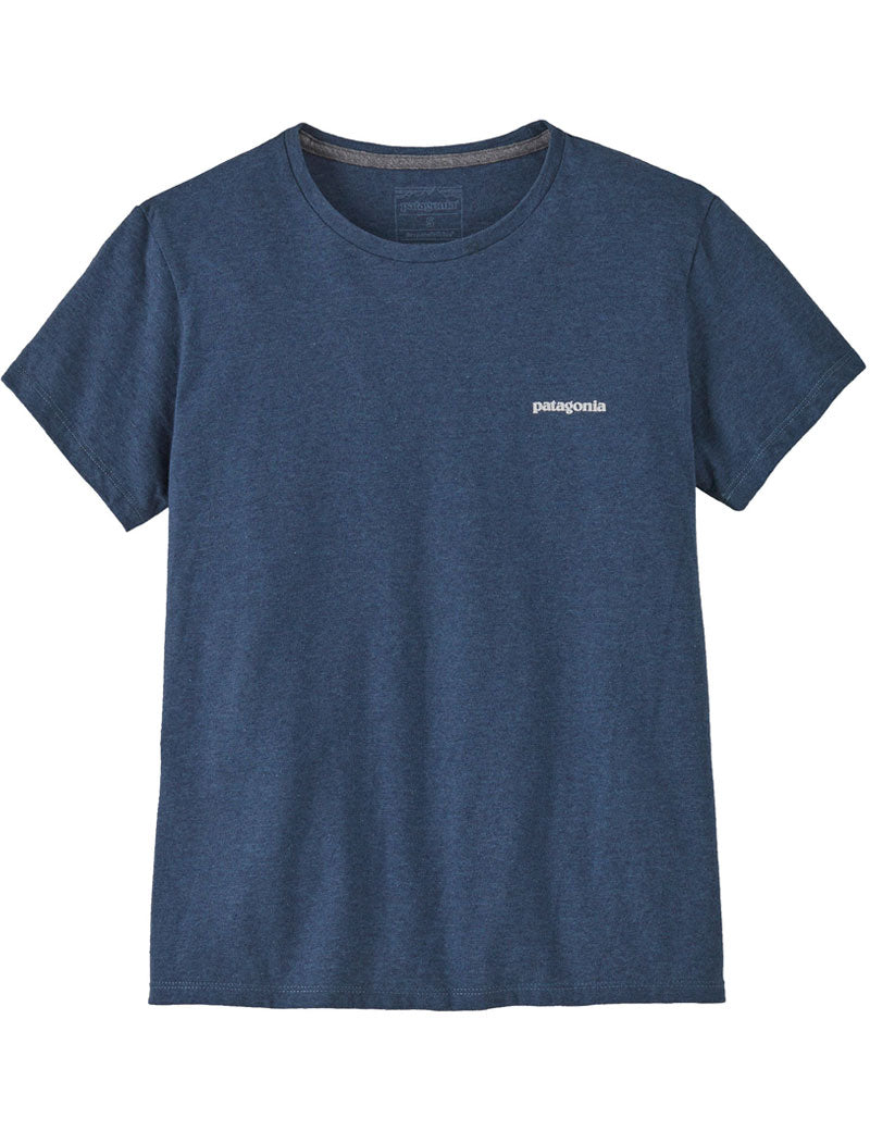 Patagonia W's P-6 Logo Responsibili-Tee T-Shirt Utility Blue