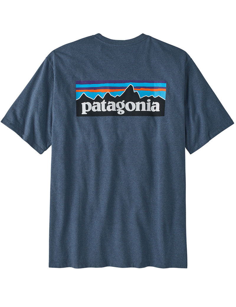 Patagonia M's P-6 Logo Responsibili-Tee T-Shirt Utility Blue