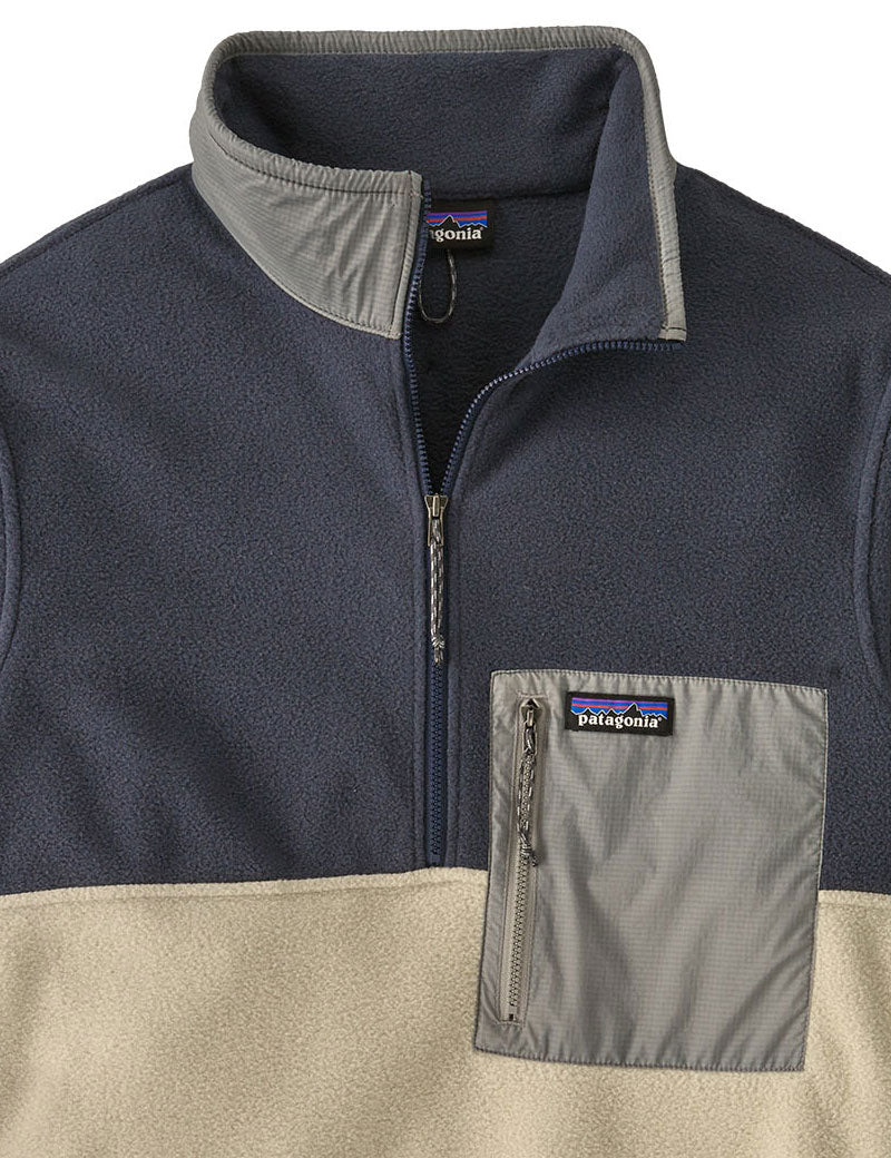 Patagonia Men's Microdini 1/2 Zip Fleece Pullover Pelican