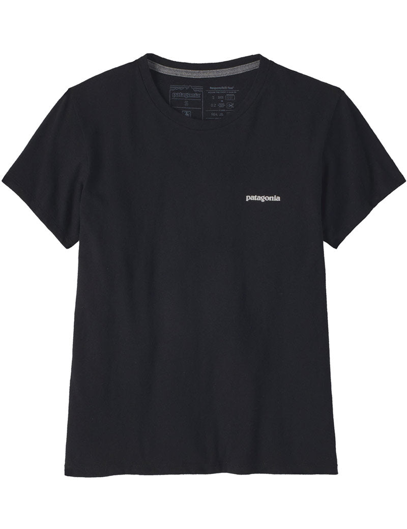 Patagonia W's P-6 Logo Responsibili-Tee T-Shirt Black