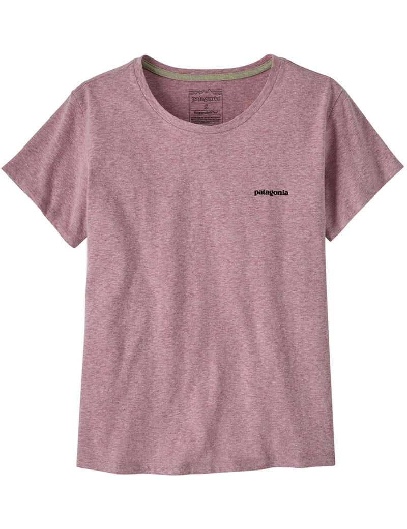 Patagonia W's P-6 Logo Responsibili-Tee T-Shirt Quiet Violet