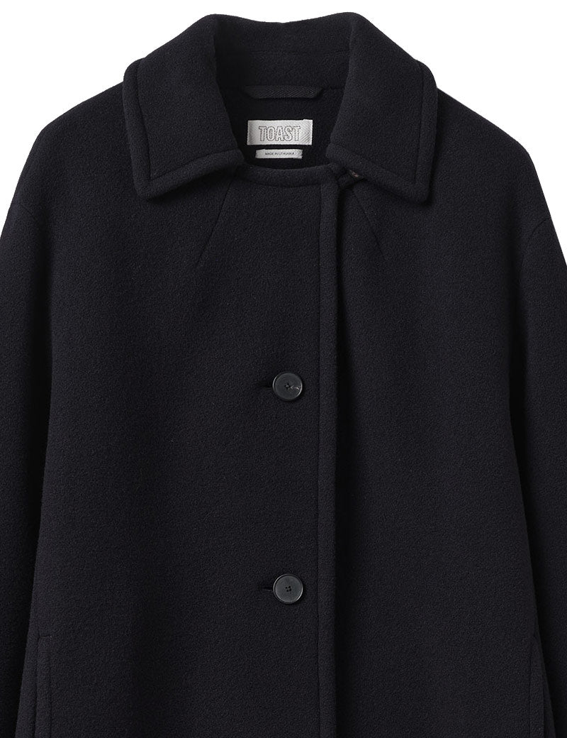 Toast Wool Conservatoire Coat Deep Navy