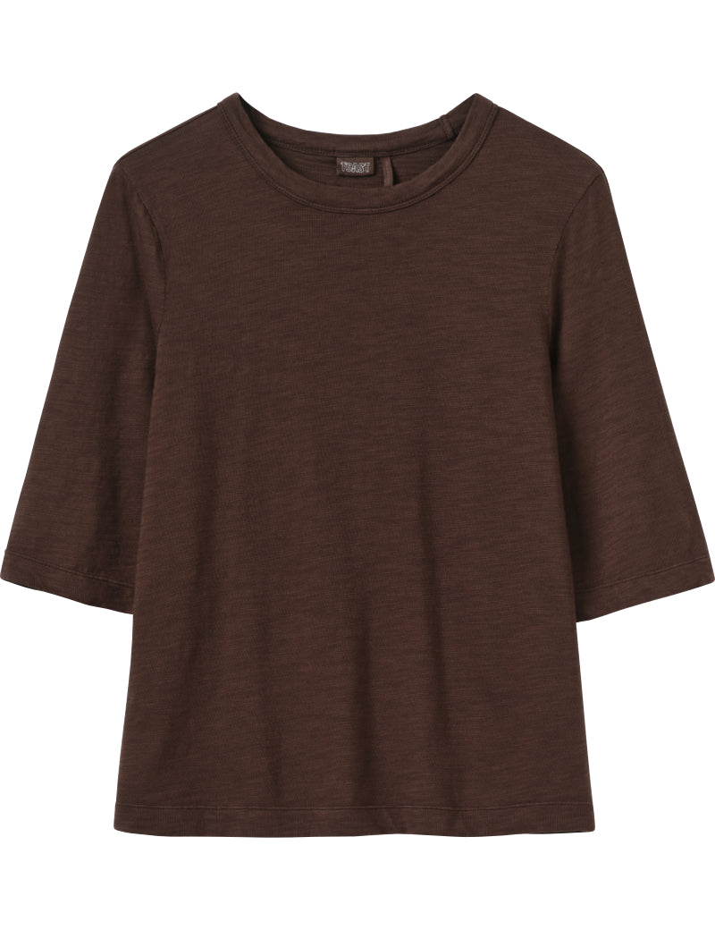 Toast Cleo Cotton Tee Rich Earth
