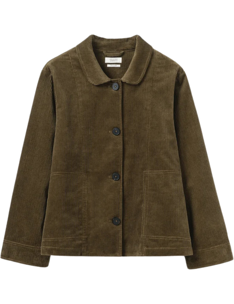 Toast Cotton Cord Jacket Bronze Green