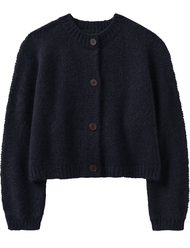 Toast Dolman Sleeve Cardigan Dark Navy