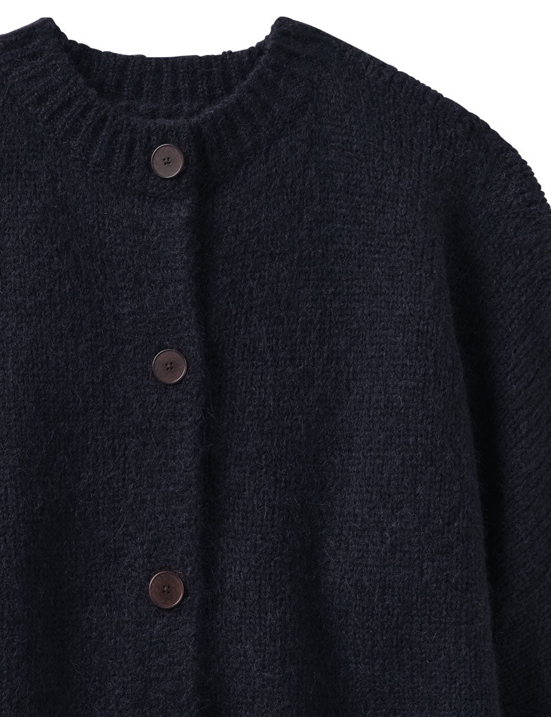 Toast Dolman Sleeve Cardigan Dark Navy