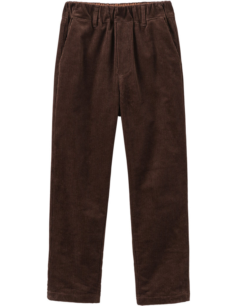 Toast Gabi Organic Cord Pull on Trousers Chestnut