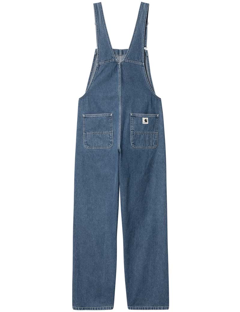 Carhartt WIP W' Bib Overall Straight Norco Denim Blue Stone Washed