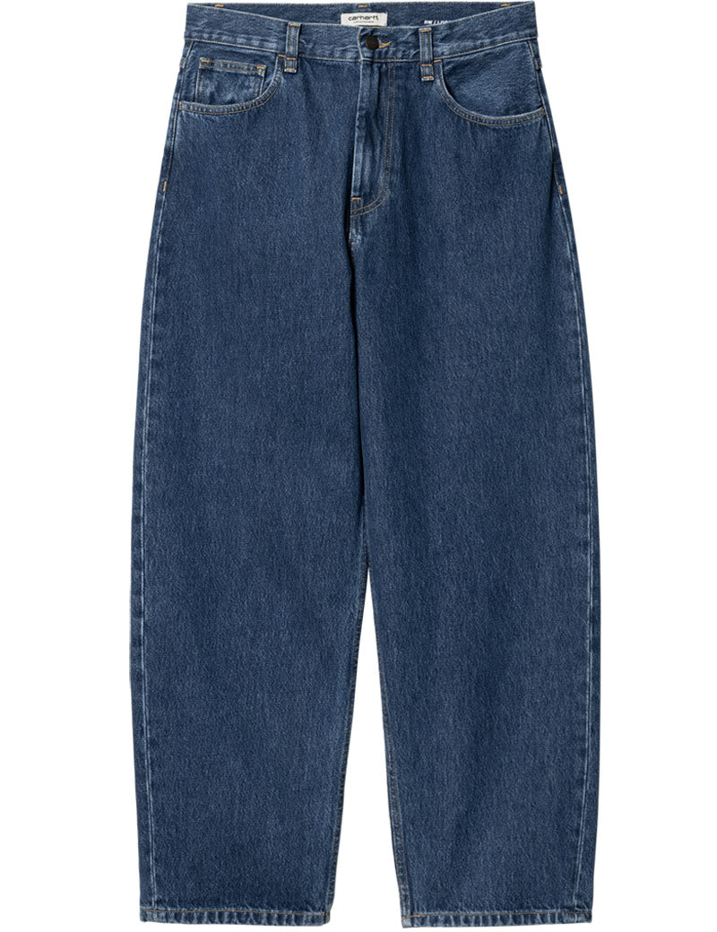 Carhartt WIP W' Brandon Pant Blue Stone Washed Front