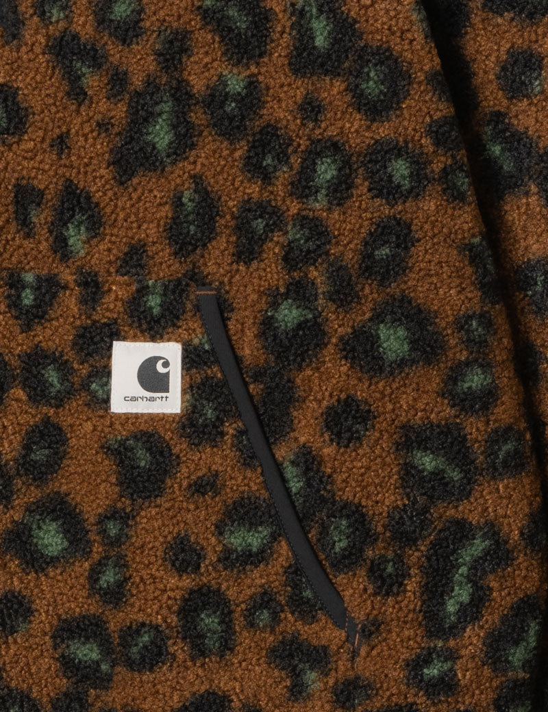 Carhartt Wip W'Elliot High Neck Liner Camo Leo Tamarind Black