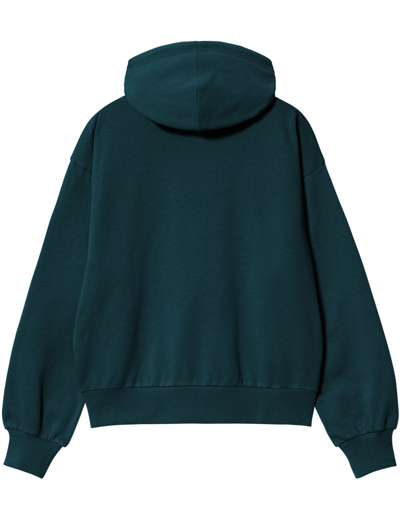 Carhartt Wip W' Hooded Casey Sweatshirt Duck Blue Silver