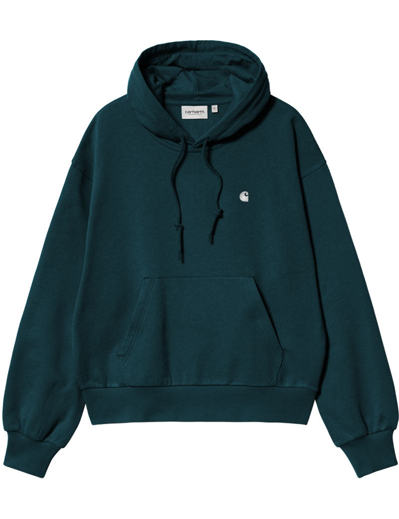 Carhartt Wip W' Hooded Casey Sweatshirt Duck Blue Silver