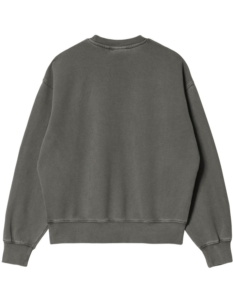 Carhartt Wip W' Nelson Sweatshirt Graphite Garment Dyed