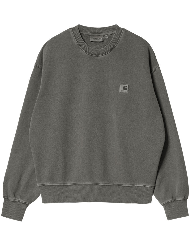 Carhartt Wip W' Nelson Sweatshirt Graphite Garment Dyed