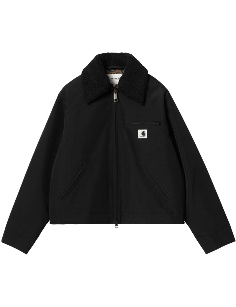 Carhartt Wip W'Newkirk Jacket Black Camo Leo Tamarind