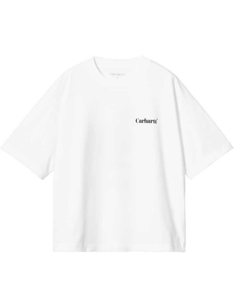 Carhartt WIP W' Fold Leo Short Sleeve T-shirt White