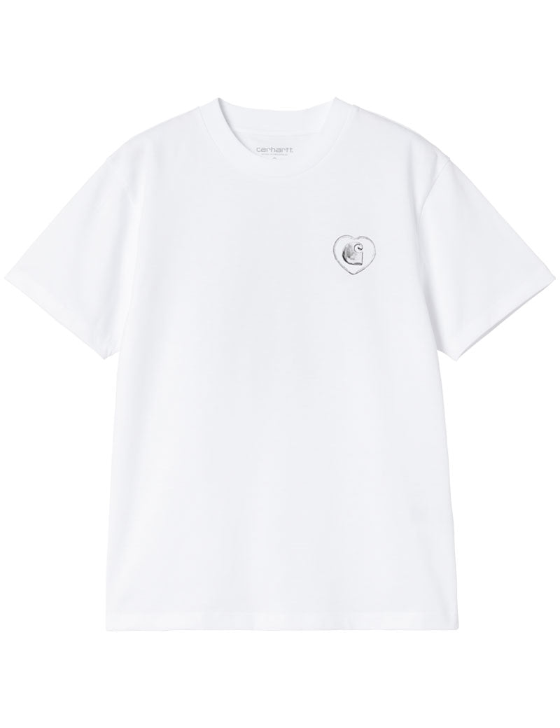 Carhartt WIP W' Short Sleeved Hearts Of Hartts T-Shirt White