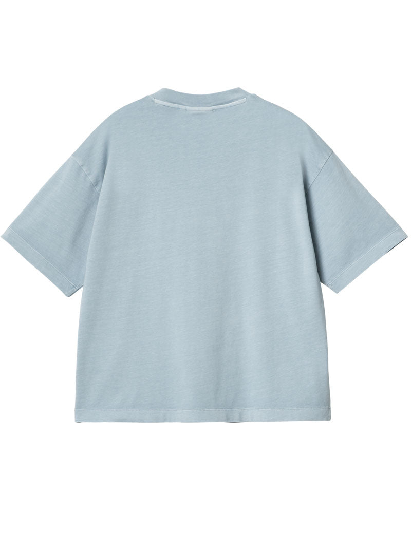 Carhartt Wip W' Nelson Short Sleeve T-shirt Dusty Ice Garment Dyed