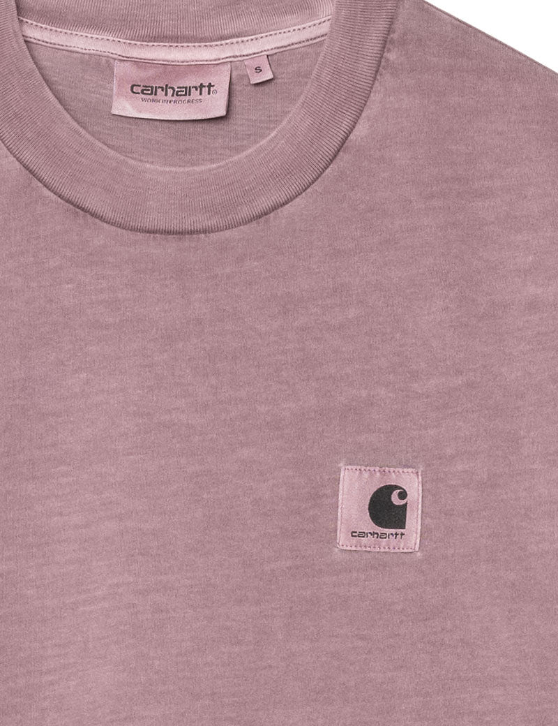 Carhartt WIP W' Short Sleeved Nelson T-Shirt Phlox Garment Dyed