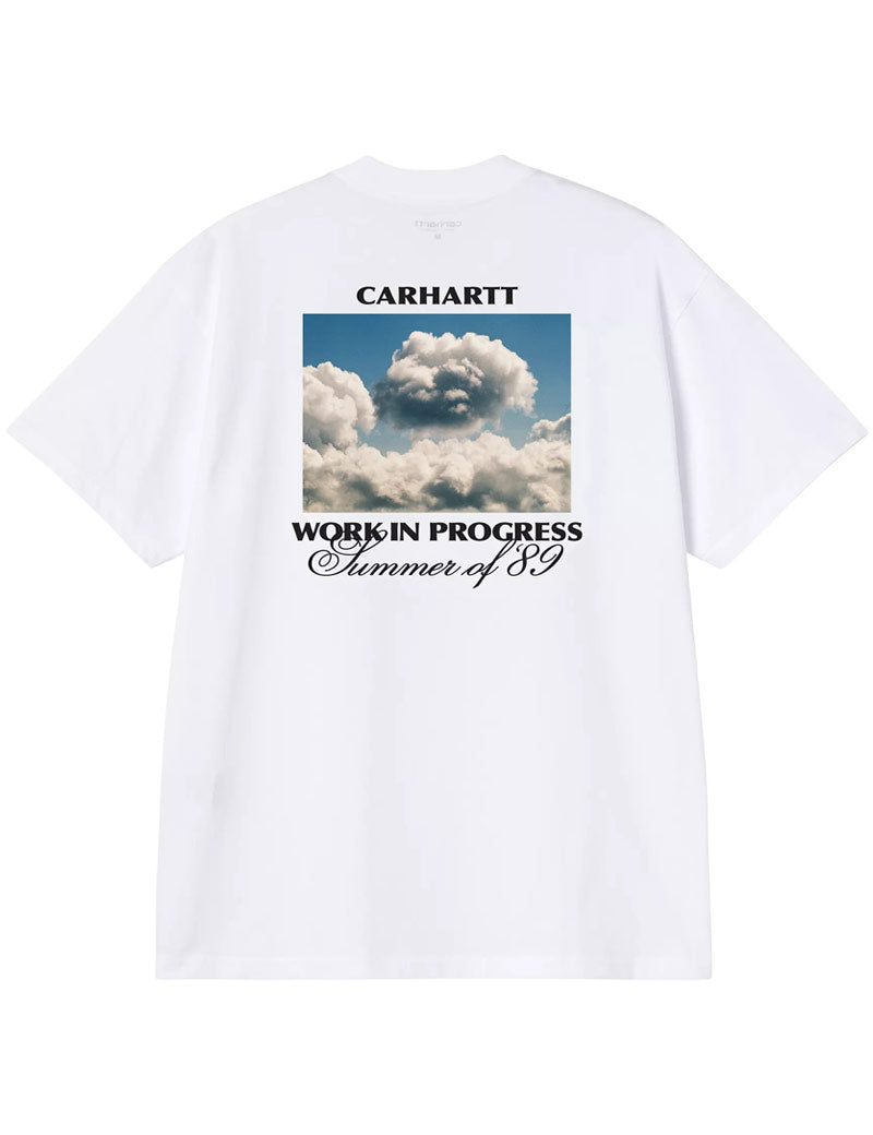 Carhartt WIP Short Sleeved Warm Views T-Shirt White Back Print