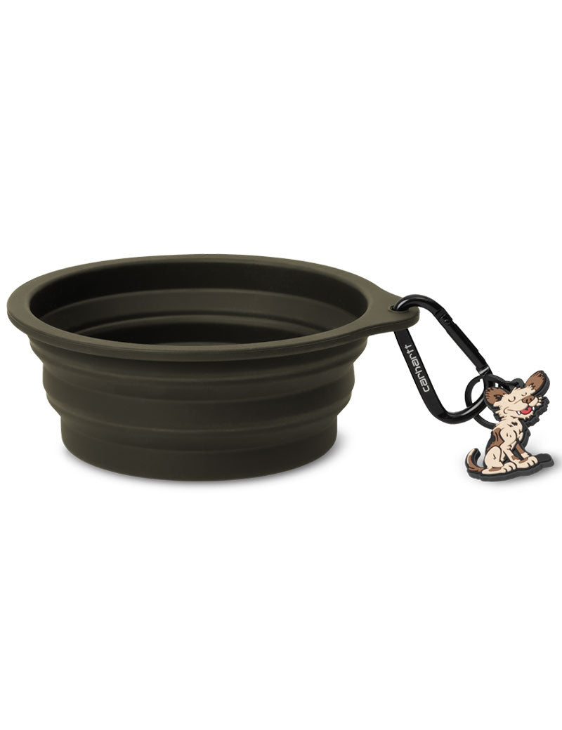 Carhartt Wip Wild Dog Foldable Bowl Silicone Olive Wax