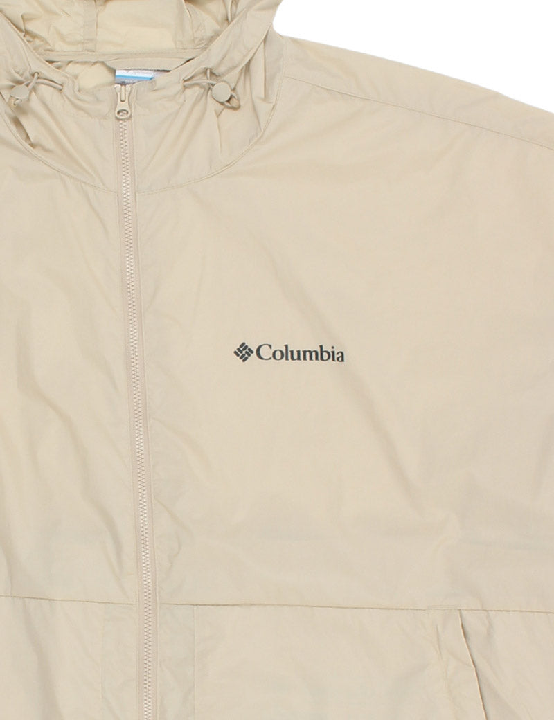 Columbia Street Heights Hooded Windbreaker Ancient Fossil Logo Detail