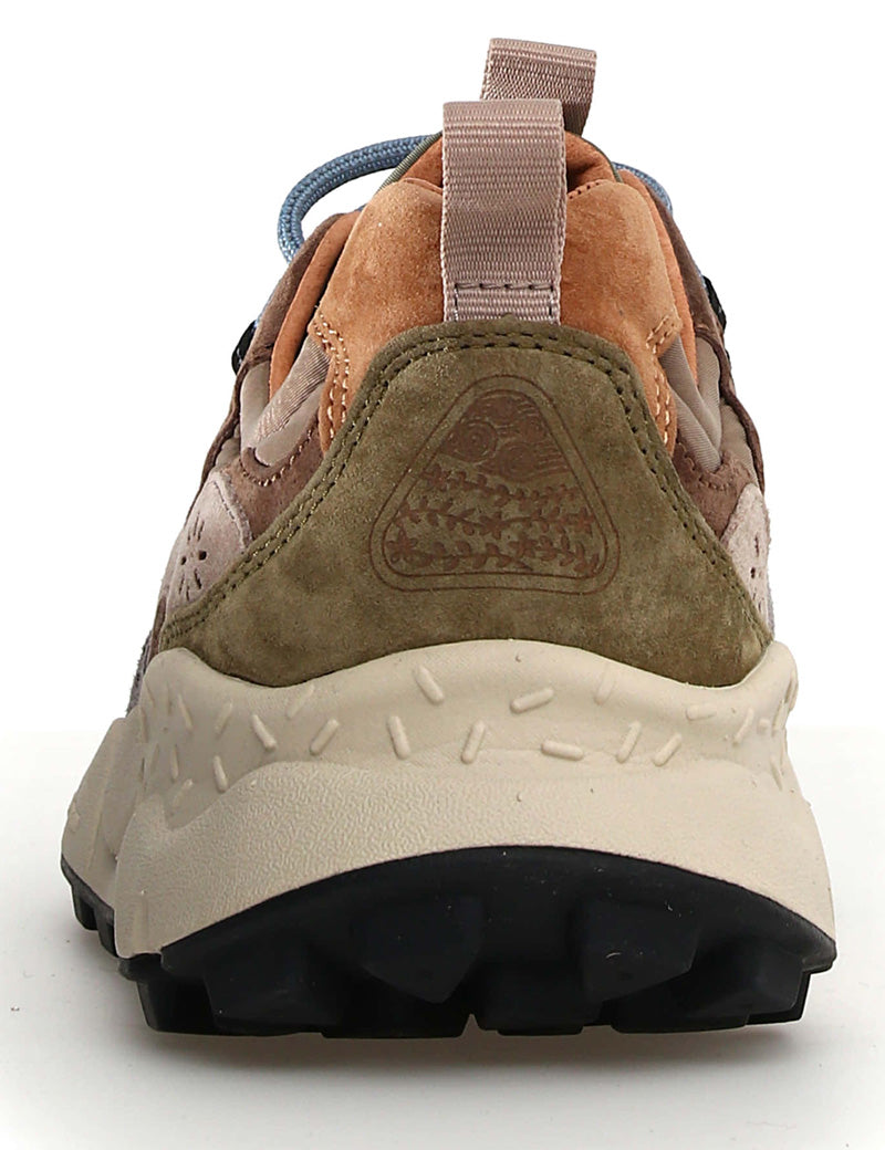 Flower Mountain Yamano 3 Man Suede Nylon Military Grey Light Brown